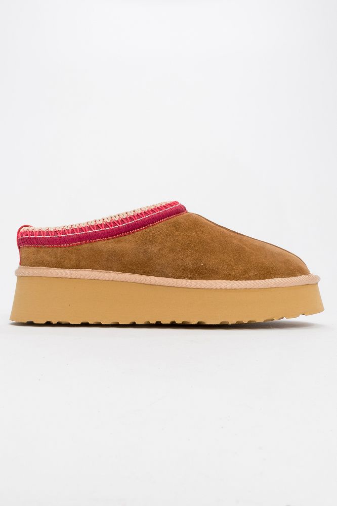 kadin-platform-taban-terlik-CAMEL SUET -UGG251501-0083952_0